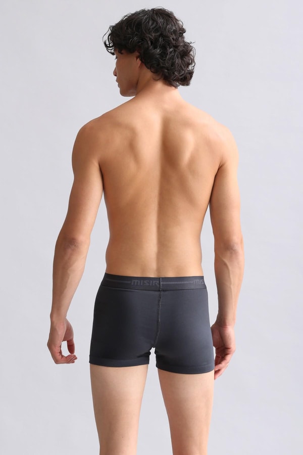 Mısırlı ORGANIC Pamuklu Compact Cotton Klasik Boxer Antrasit