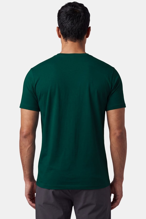 Mısırlı ORGANIC Pamuklu HERCULES Slim Fit Bisiklet Yaka Fanila Fit Green
