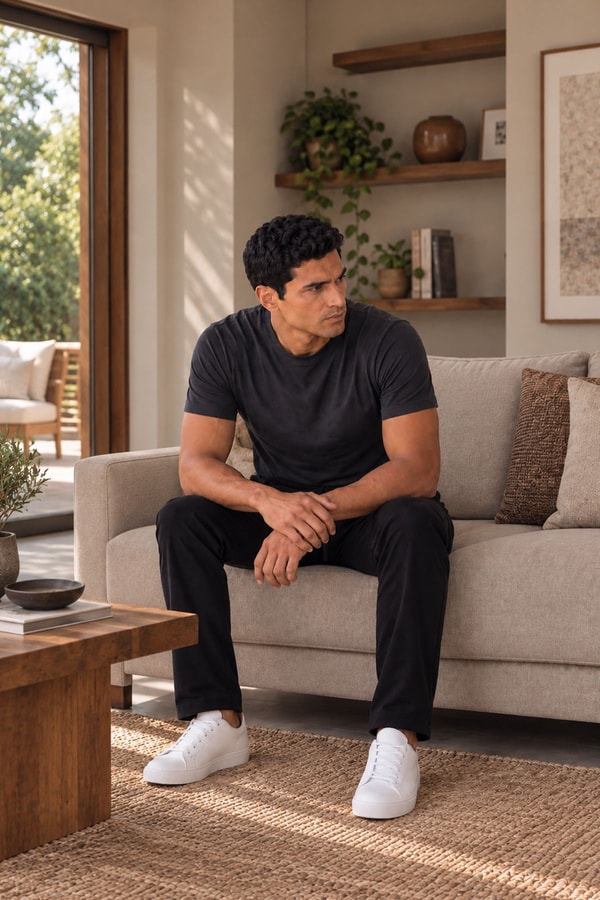 Mısırlı ORGANIC Pamuklu HERCULES Slim Fit Bisiklet Yaka Fanila Antrasit