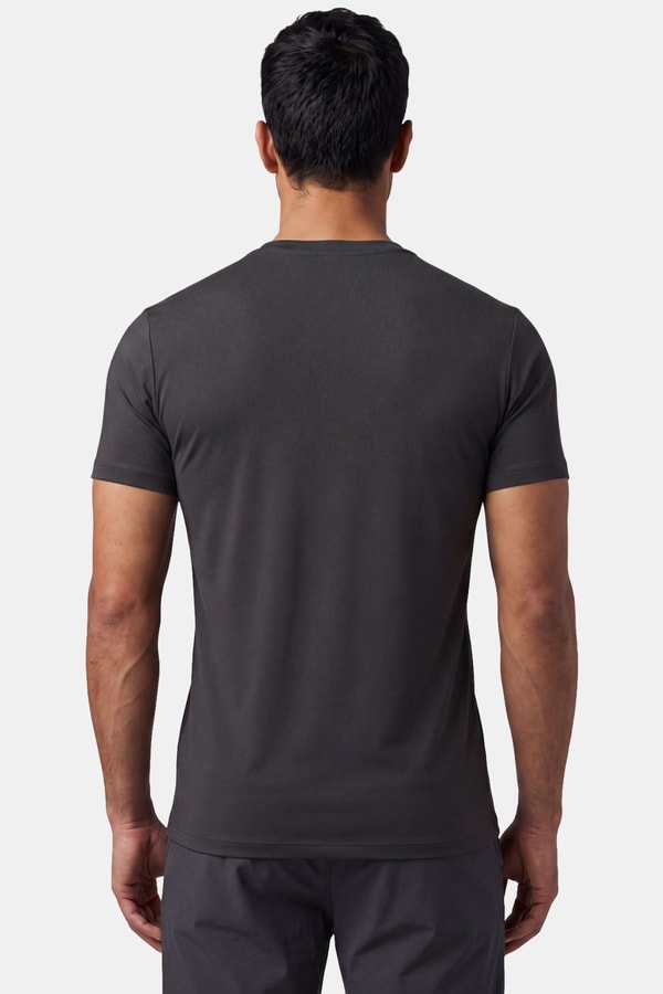 Mısırlı ORGANIC Pamuklu HERCULES Slim Fit Bisiklet Yaka Fanila Antrasit