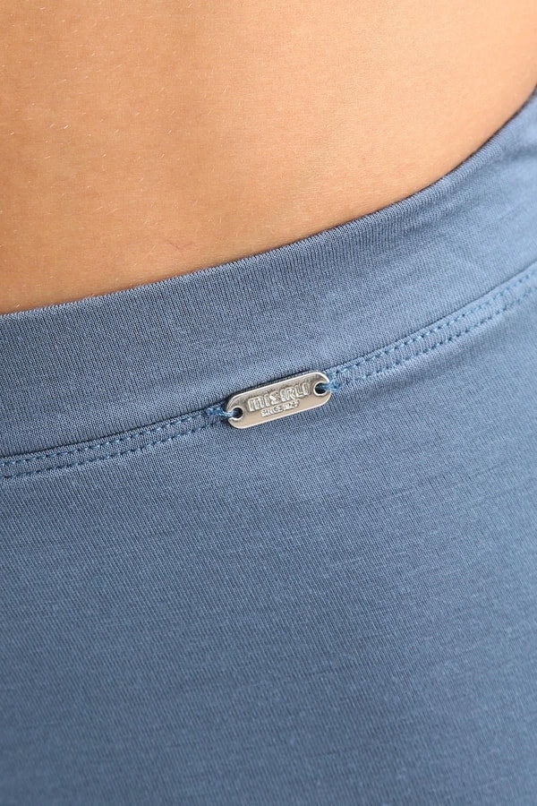 Mısırlı ORGANIC Pamuklu ZEUS LUXURY Regular Fit Metal Armalı Long Boxer Gece Mavisi