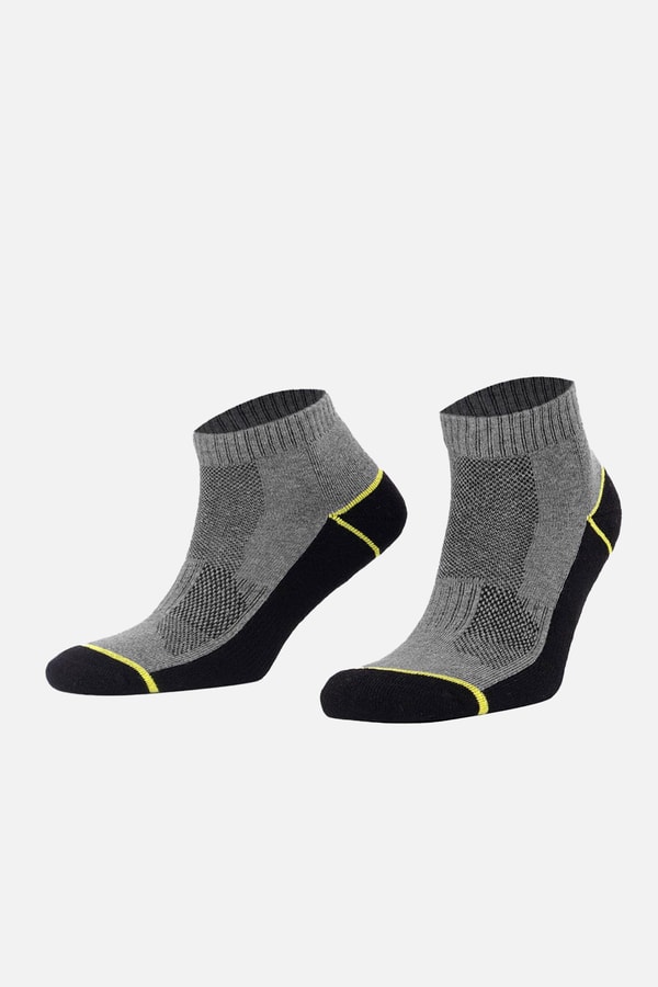 Mısırlı Unisex Coolmax Tekli Havlu Kısa Konç Çorap Siyah