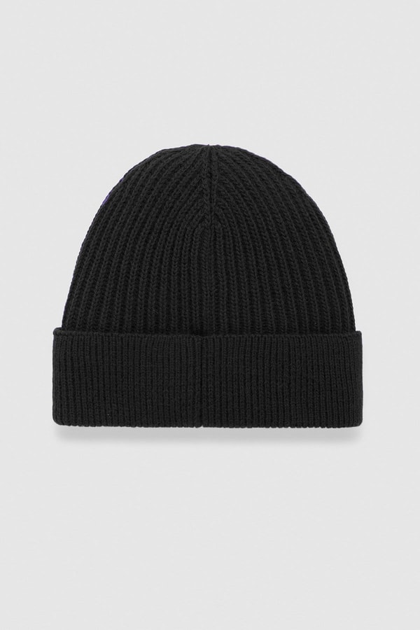 Mısırlı Unisex Yün Fitilli Bere Siyah