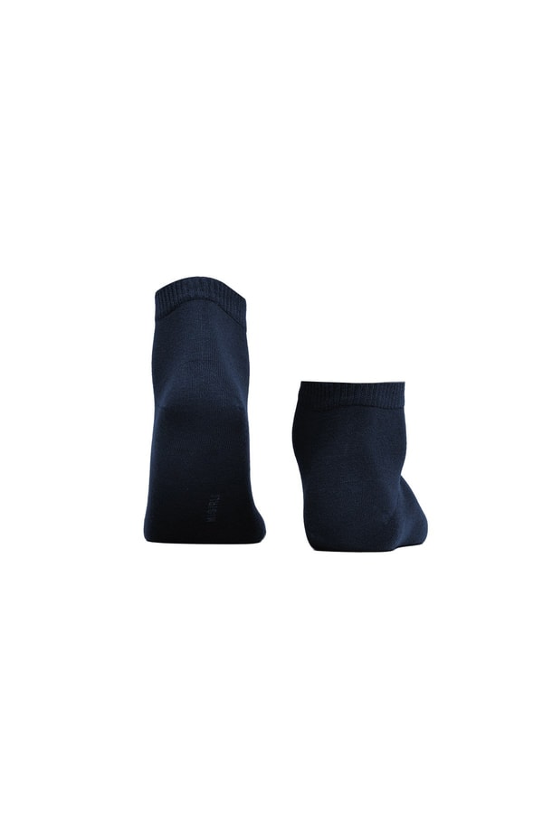 Unisex Bambu Diyabetik Sneaker Çorap Lacivert