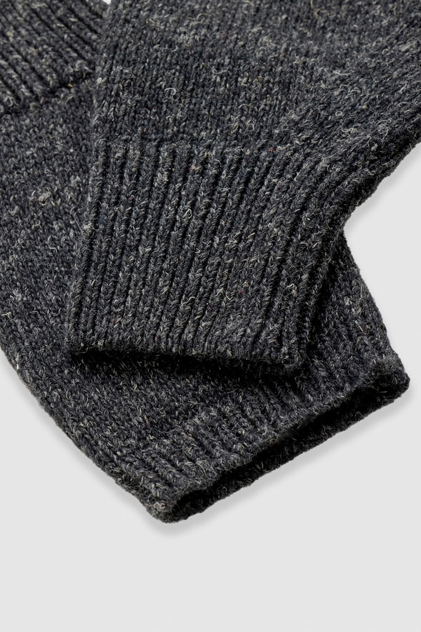 Unisex Yün Bere Eldiven Takımı - Milda Siyah