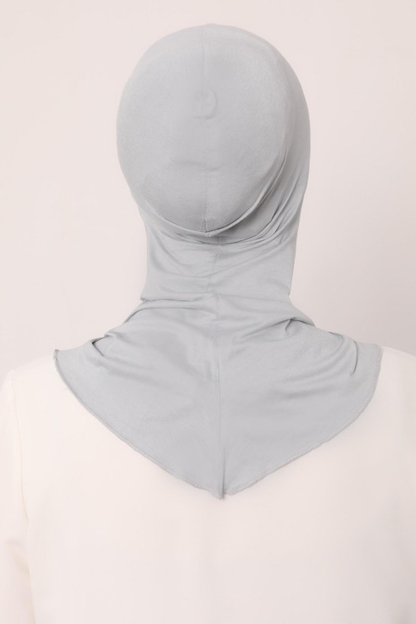 Hijabchi Büyük Boyunluklu Bone Açık Gri
