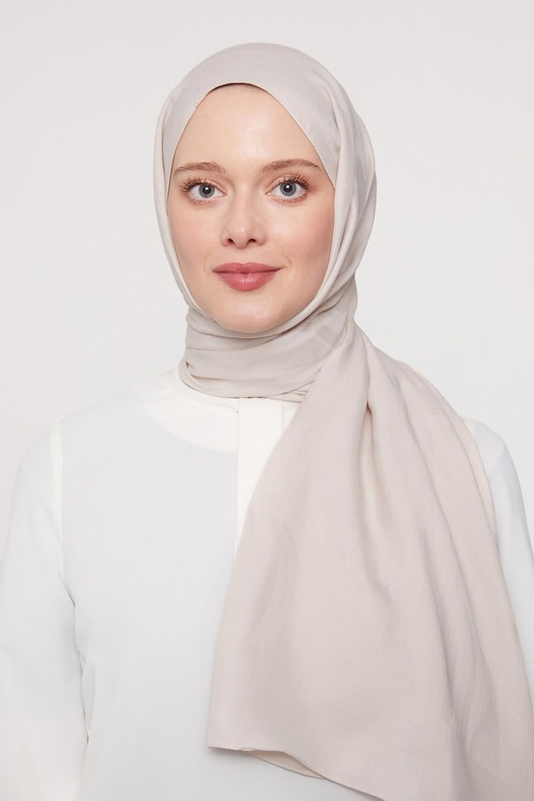 Açık Taş Soyut Desen Grazia Şal
