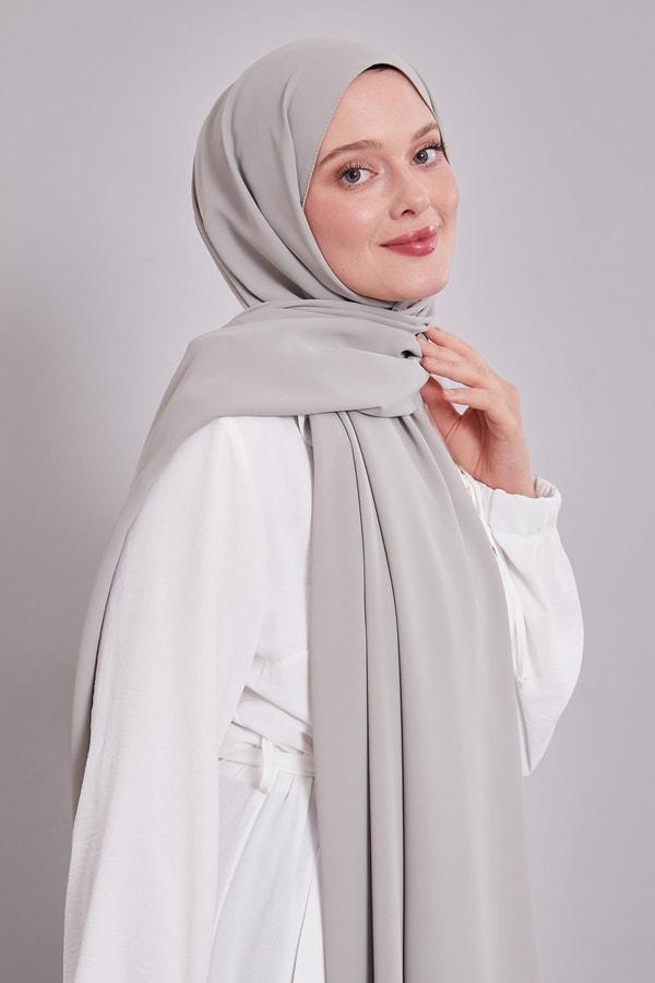 Açık Yeşil Düz Trend Şal