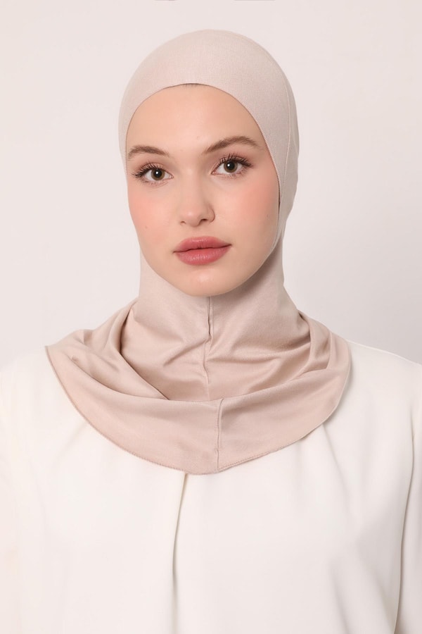 Açık Taş Hijabchi Boyunluklu Bone