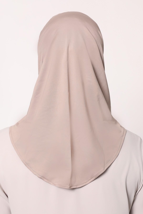 Açık Vizon Hijab Sport Bone