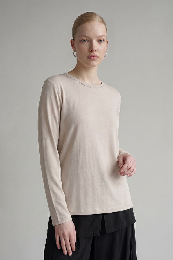 Açık Bej T-SHIRT
