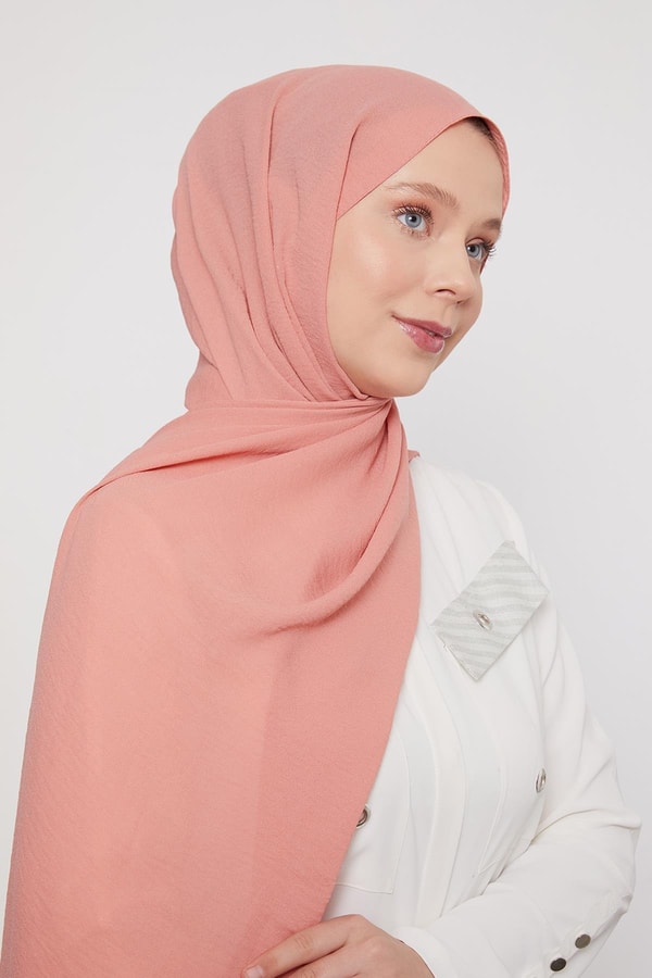 Açık Pembe Cazz Şal