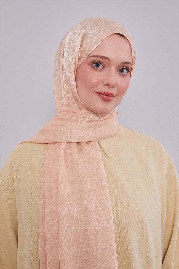 Bal Köpüğü Desenli Janjan Şal