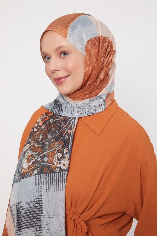 Pamuk Şal Bebe Mavisi