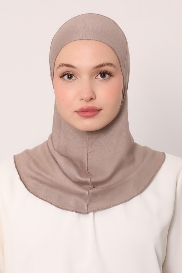 Hijabchi Büyük Boyunluklu Bone Bej