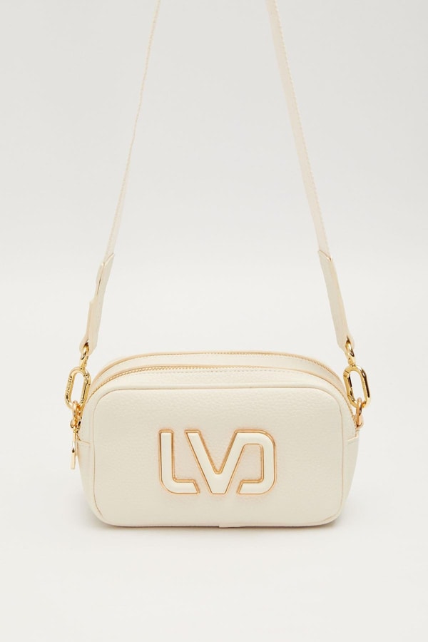 Beyaz Kalın Kuşak Askılı Omuz