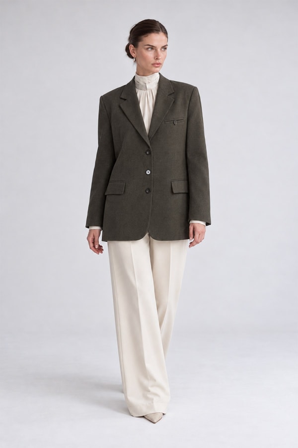 Blazer Ceket Kahve
