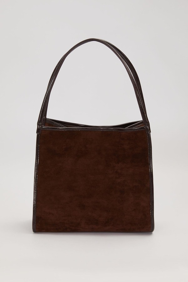 Camel Dikdörtgen Form Geniş Omuz Çantası