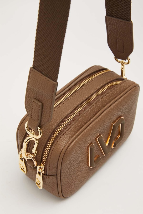 Camel Kalın Kuşak Askılı Omuz