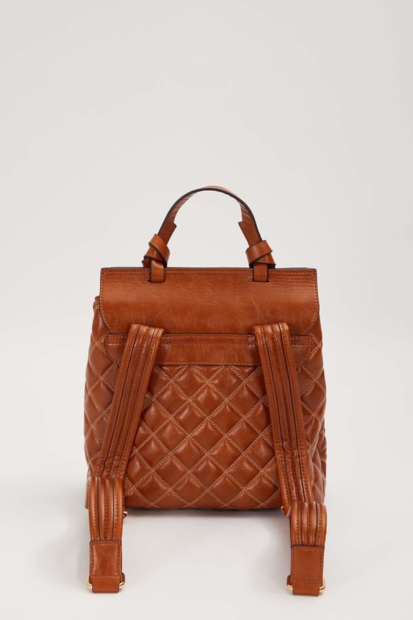 Camel Kapitone Model Sırt Çantası