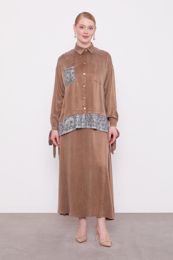 Camel Pul Payet Detaylı Cupra İkili Takım