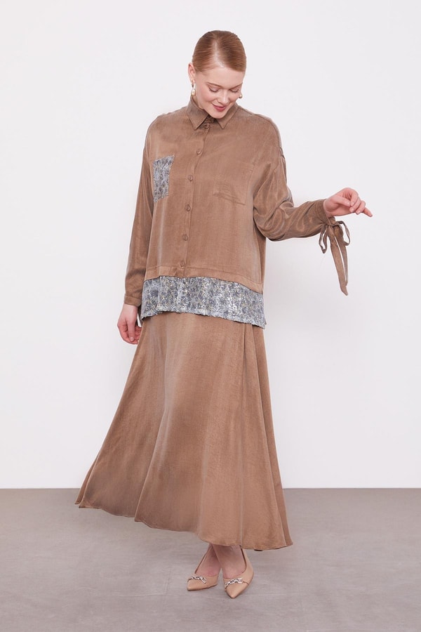 Camel Pul Payet Detaylı Cupra İkili Takım