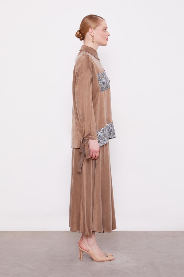 Camel Pul Payet Detaylı Cupra İkili Takım