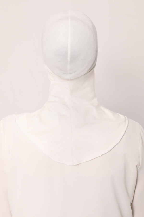 Ekru Hijabchi Boyunluklu Bone