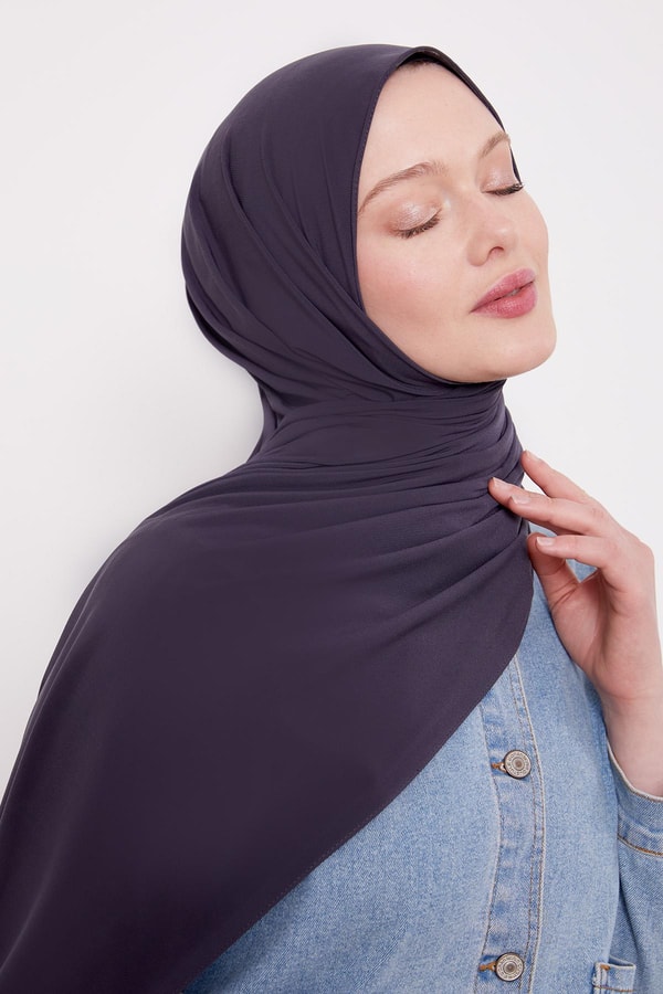 Füme Düz Sandy Şal