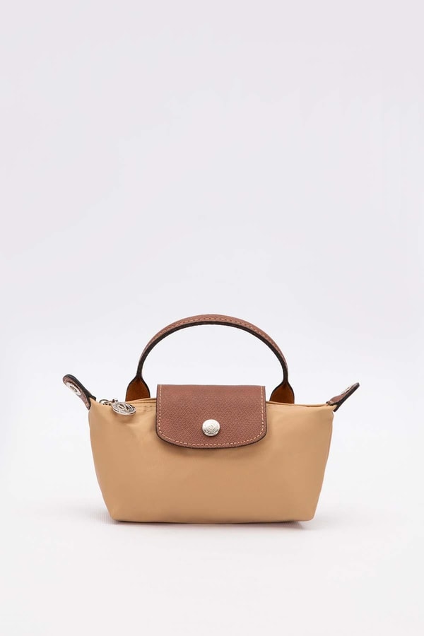 Gold Mini Boy Deri Kapak Detaylı El Çantası