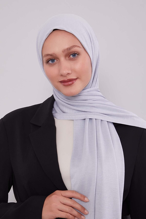 Gri Modal Penye Şal