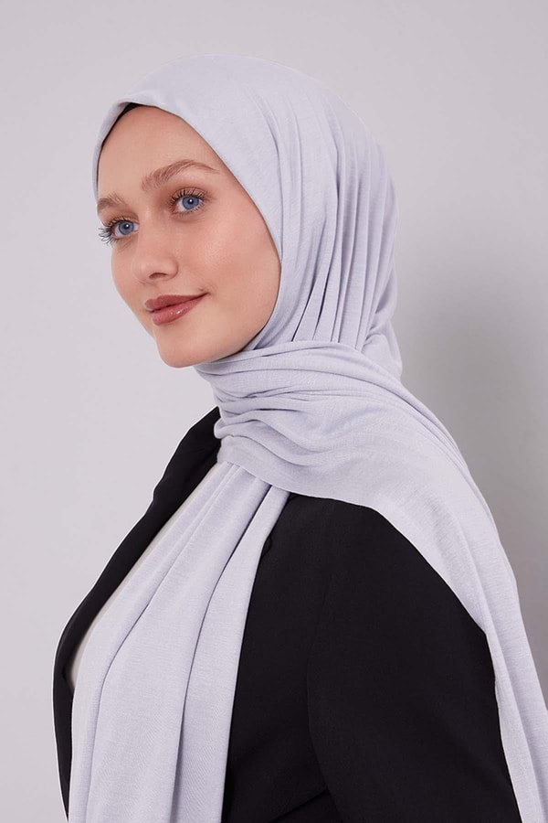 Gri Modal Penye Şal