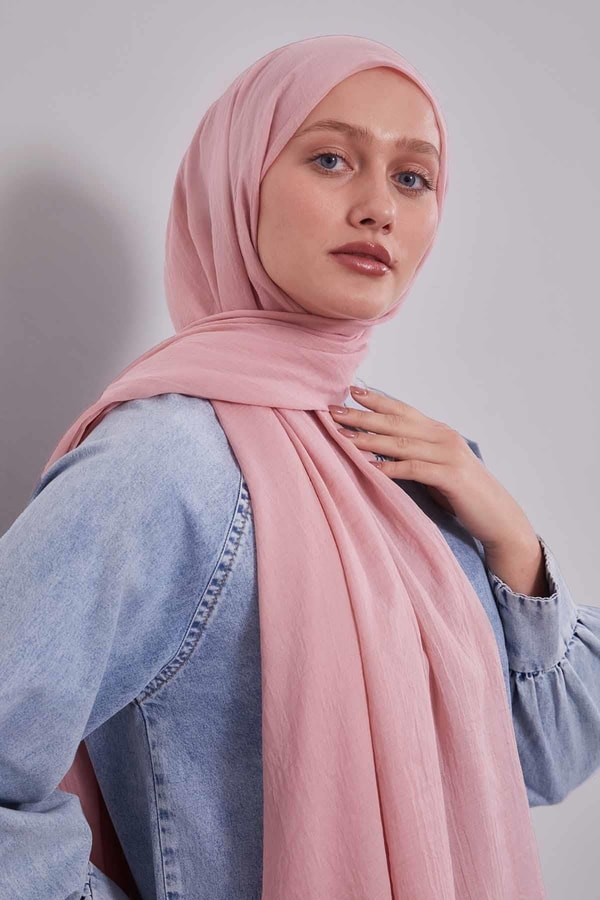 Gül Düz Hawai Şal