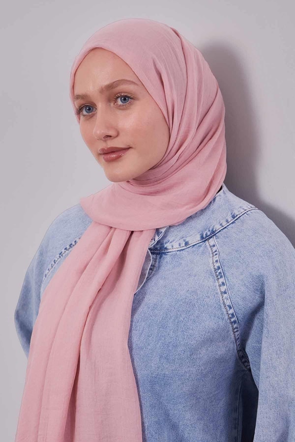 Gül Düz Hawai Şal
