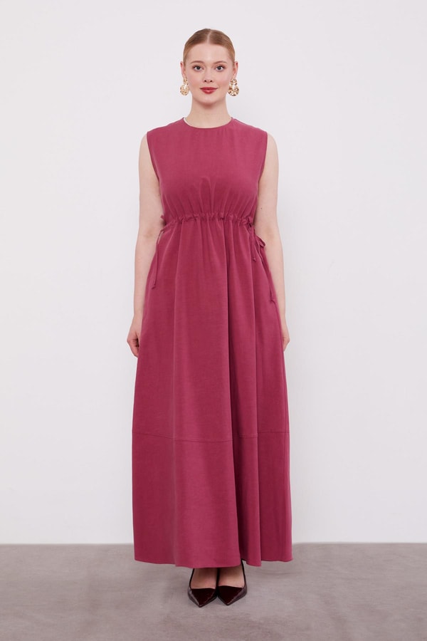 Gül Kurusu Vatkalı Cupra Ceket Takım