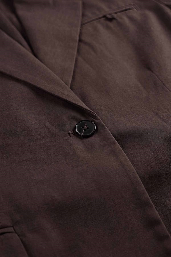 Kahve Blazer Ceket
