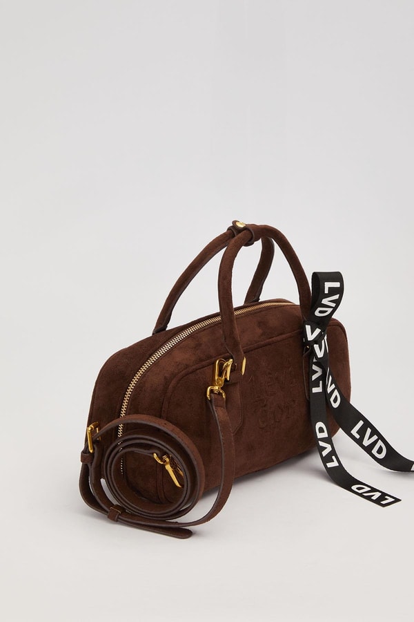 Kahve Çıtçıt Askılı Omuz Çantası