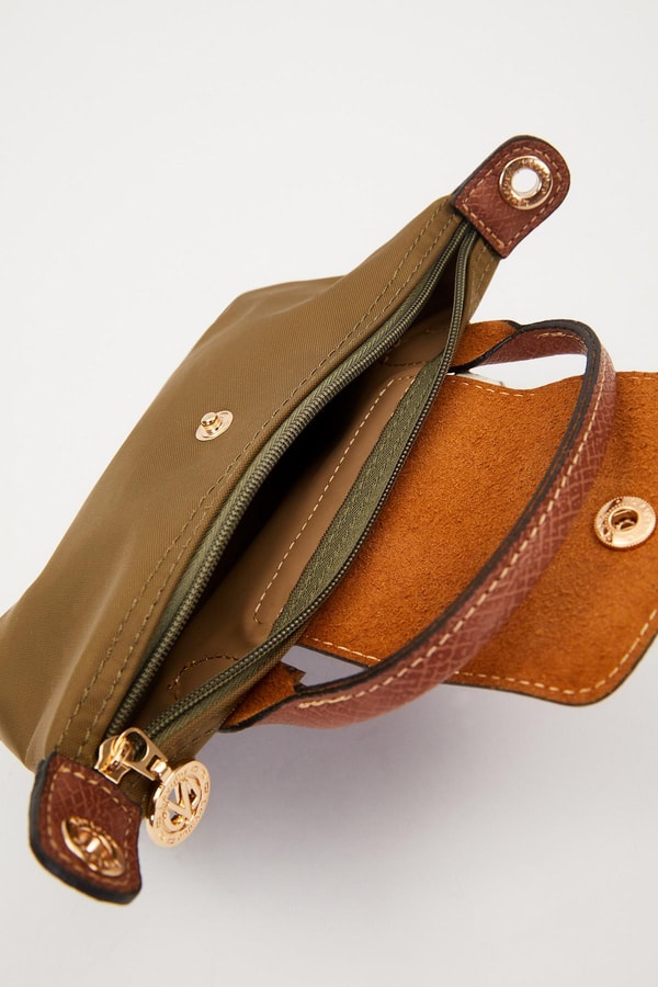 KOYU YEŞİL C12 9604 Deri Kapak Detaylı El Çantası