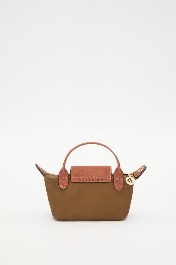 KOYU YEŞİL C12 9604 Deri Kapak Detaylı El Çantası