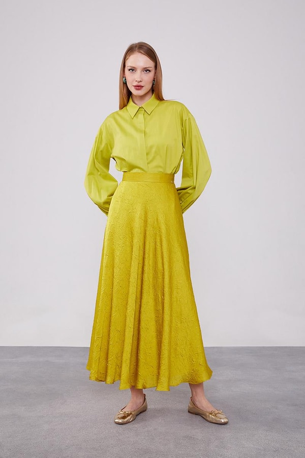 Asit Kraş Saten Etek