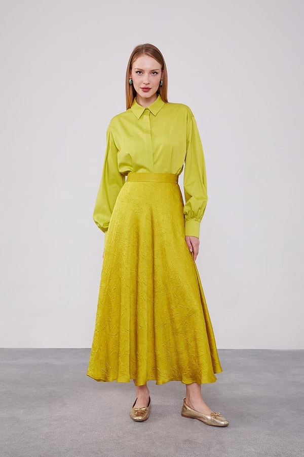 Asit Kraş Saten Etek