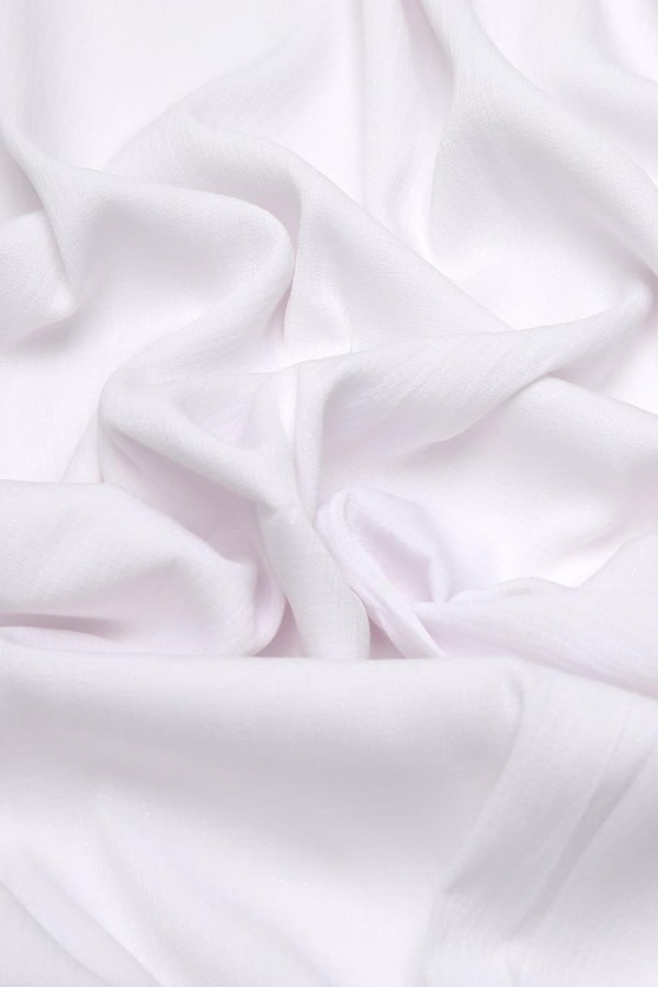 Beyaz Atlantis Simli Şal