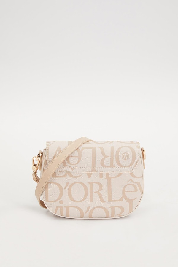 Pembe Kumaş Dokulu Omuz Çantası