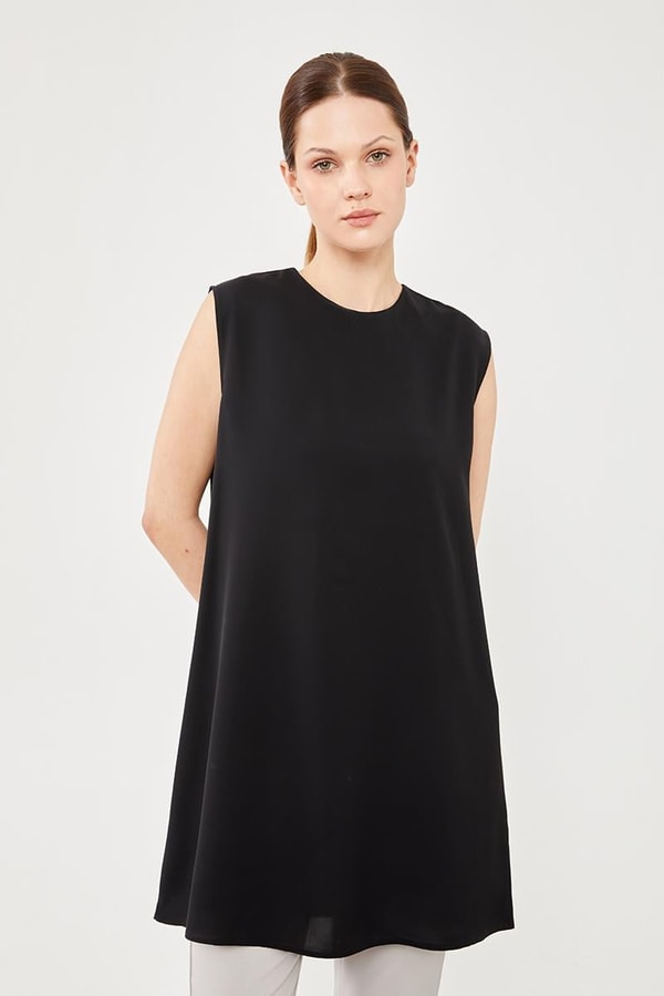 Siyah Sıfır Kol Jesica İçlik