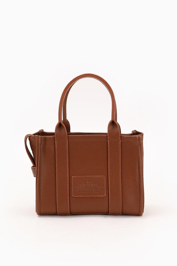Taba Çılarılabilir Askı Yazı Baskılı El Çantası