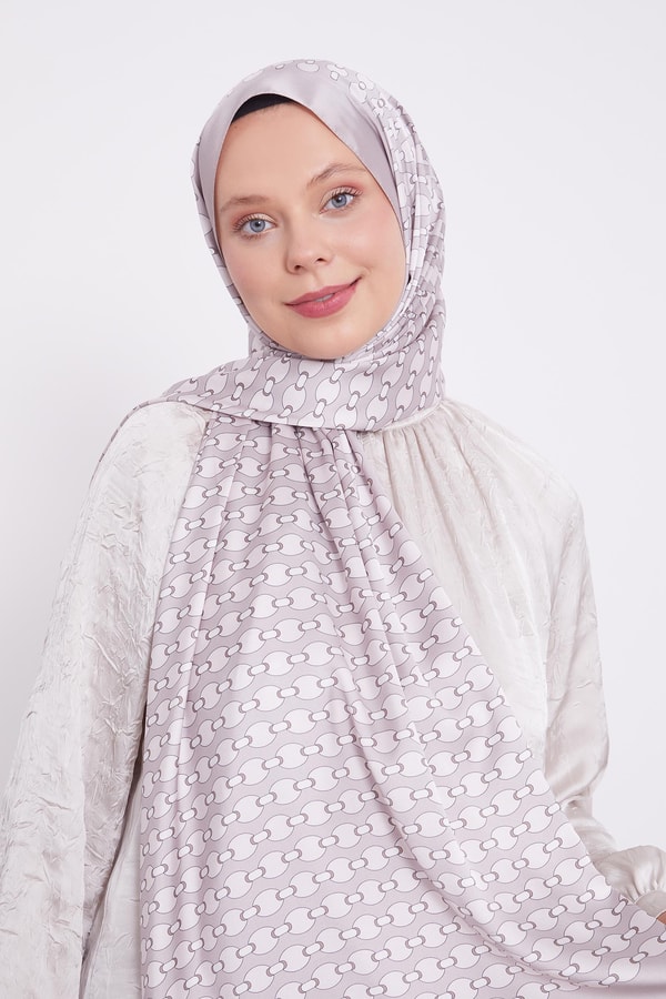 Vizon Elips Desen Angel Şal