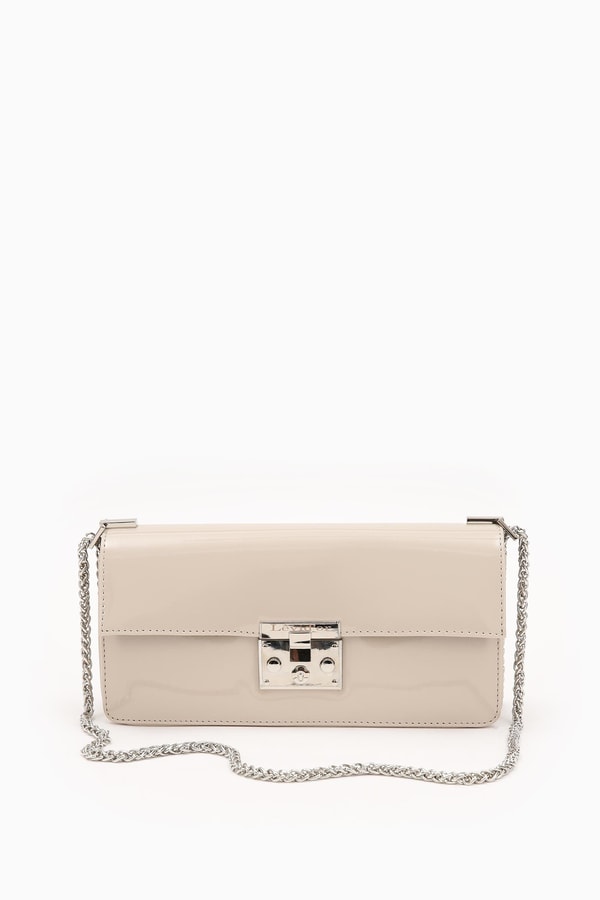 Vizon - Rugan Dikdörgen Zincirli Omuz Çantası