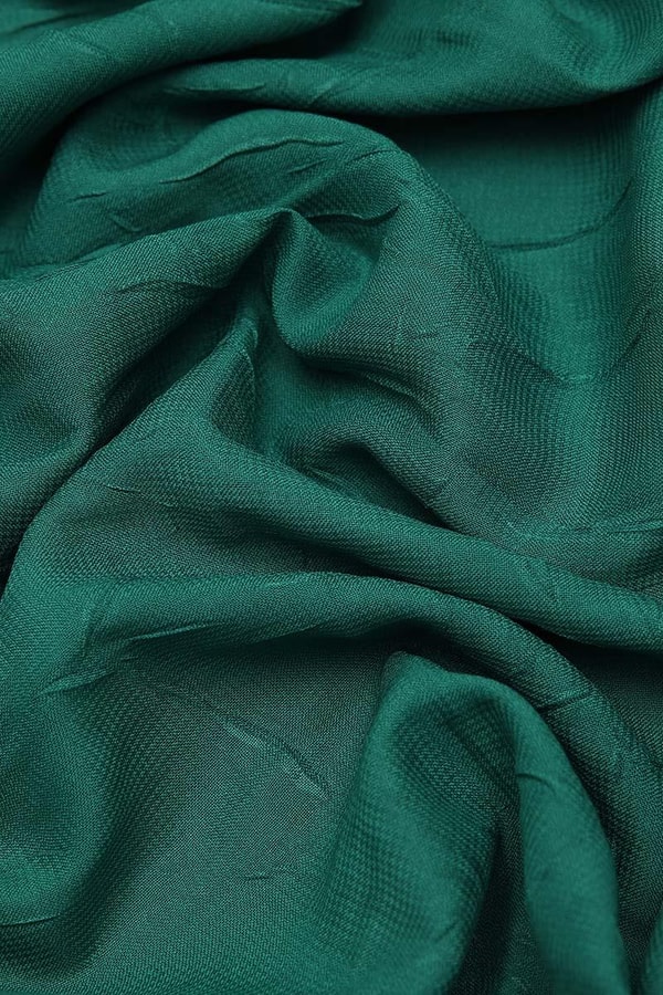 Yeşil Kraş Şifon Eşarp