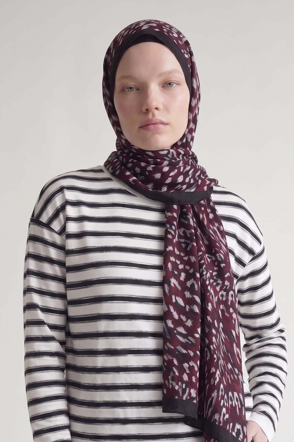 Mürdüm Leopar Dokulu Sport Şal
