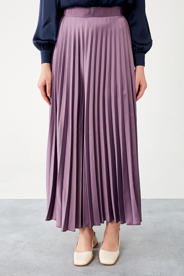 Mürdüm Piliseli Saten Etek